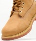 Women Boots 10361 Yellow Nubuck Leather Timberland