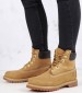 Women Boots 10361 Yellow Nubuck Leather Timberland