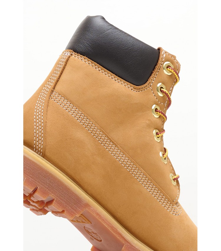 Women Boots 10361 Yellow Nubuck Leather Timberland