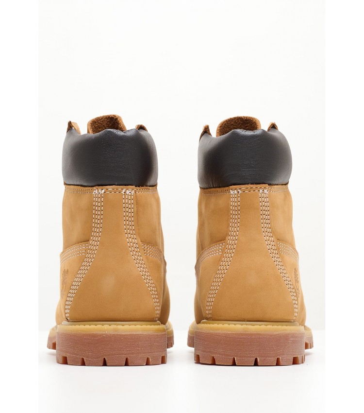 Women Boots 10361 Yellow Nubuck Leather Timberland