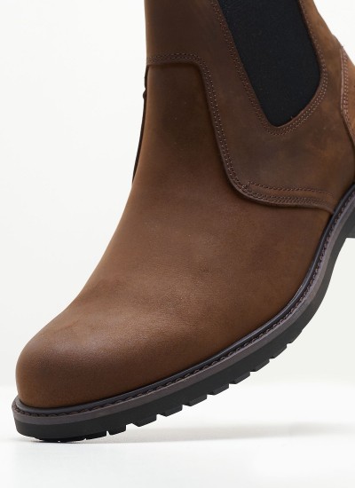 Ανδρικά Μποτάκια 6361R Μαύρο Δέρμα Νούμπουκ Timberland