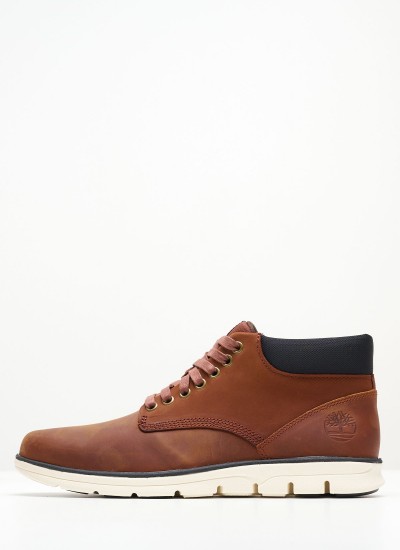Ανδρικά Μποτάκια A432N Γκρι Δέρμα Νούμπουκ Timberland