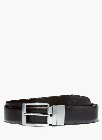 Ανδρικές Ζώνες Th.Mens.Belt Καφέ Δέρμα Tommy Hilfiger