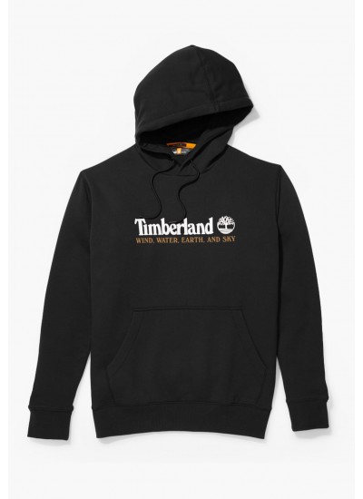 Ανδρικά Φούτερ A27HN Μαύρο Βαμβάκι Timberland