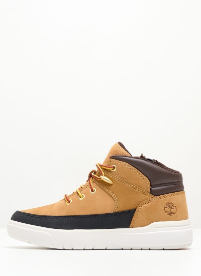 Παιδικά Μποτάκια A23DY Μαύρο Δέρμα Νούμπουκ Timberland