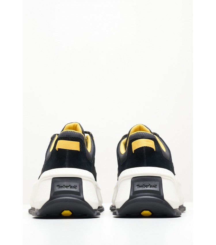 Men Casual Shoes A417U Black Nubuck Leather Timberland