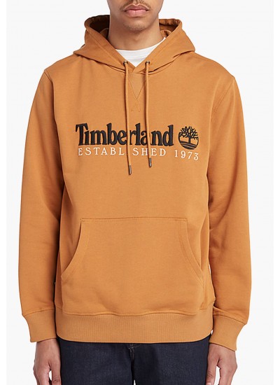 Ανδρικά Φούτερ A5NR2 Κίτρινο Βαμβάκι Timberland