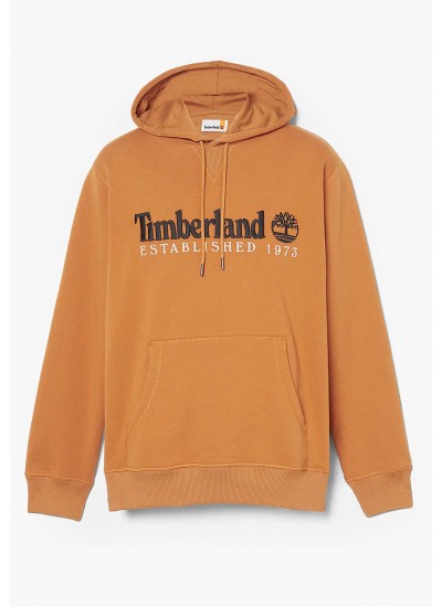 Ανδρικά Φούτερ A5NR2 Κίτρινο Βαμβάκι Timberland