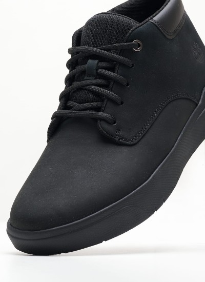 Ανδρικά Μποτάκια A432N Γκρι Δέρμα Νούμπουκ Timberland