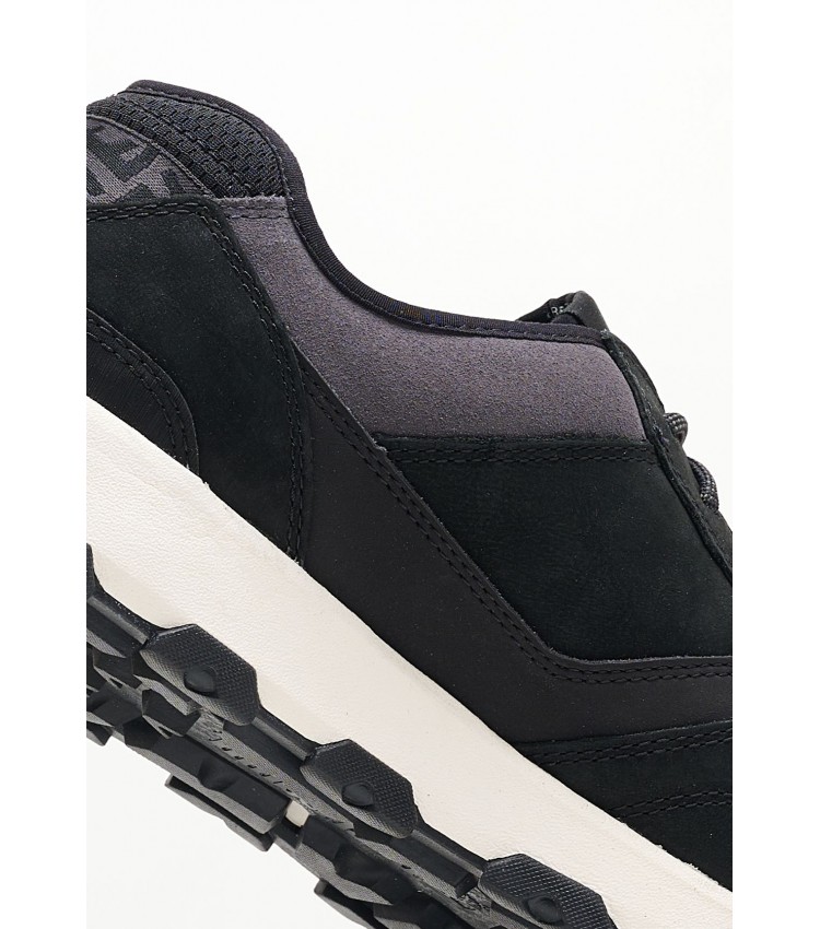 Ανδρικά Παπούτσια Casual A5WVZ Μαύρο Δέρμα Νούμπουκ Timberland