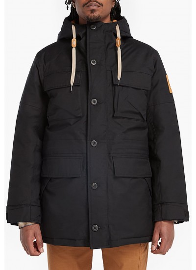 Ανδρικά Μπουφάν Craft.Parka Σκούρο Μπλε Πολυεστέρα Jack & Jones