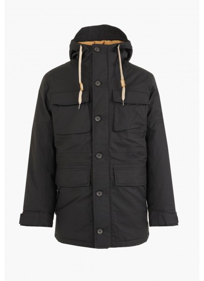 Ανδρικά Μπουφάν Craft.Parka Σκούρο Μπλε Πολυεστέρα Jack & Jones