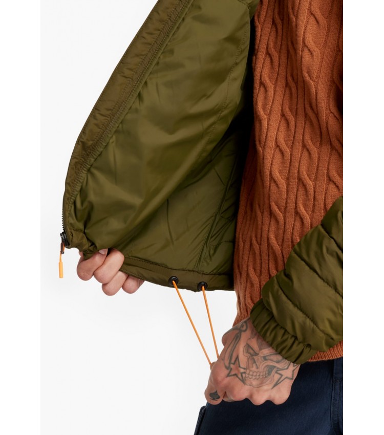 Ανδρικά Μπουφάν A5XQH.2 Λαδί Πολυεστέρα Timberland Ανδρικά Μπουφάν A5XQH.2 Λαδί Πολυεστέρα Timberland