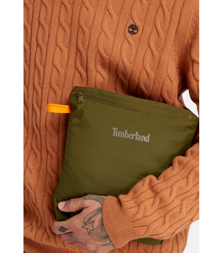 Ανδρικά Μπουφάν A5XQH.2 Λαδί Πολυεστέρα Timberland Ανδρικά Μπουφάν A5XQH.2 Λαδί Πολυεστέρα Timberland