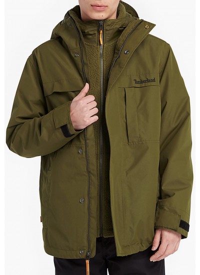 Ανδρικά Μπουφάν Craft.Parka Σκούρο Μπλε Πολυεστέρα Jack & Jones