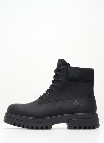 Ανδρικά Μποτάκια 6361R Μαύρο Δέρμα Νούμπουκ Timberland