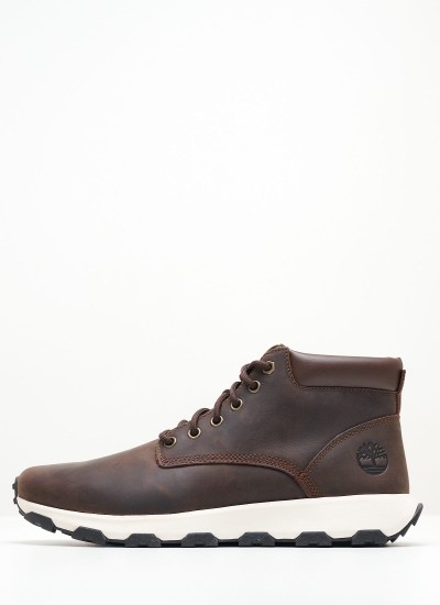 Ανδρικά Μποτάκια 6361R Μαύρο Δέρμα Νούμπουκ Timberland
