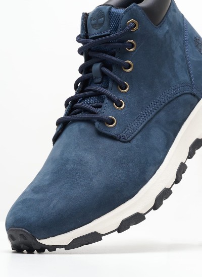 Ανδρικά Μποτάκια A432N Γκρι Δέρμα Νούμπουκ Timberland
