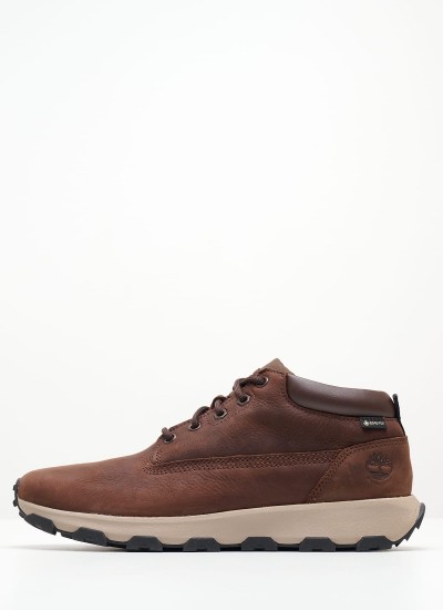 Ανδρικά Μποτάκια 6361R Μαύρο Δέρμα Νούμπουκ Timberland