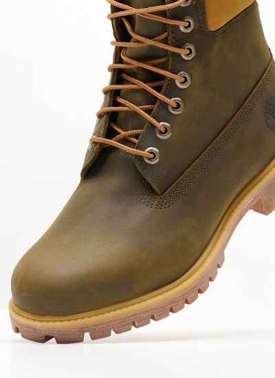 Ανδρικά Μποτάκια 6361R Μαύρο Δέρμα Νούμπουκ Timberland