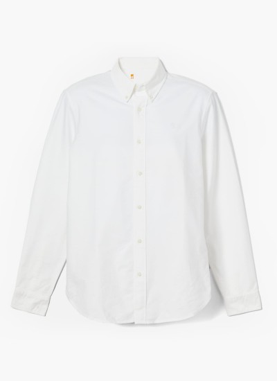 Men Shirts A6GP1 White Cotton Timberland