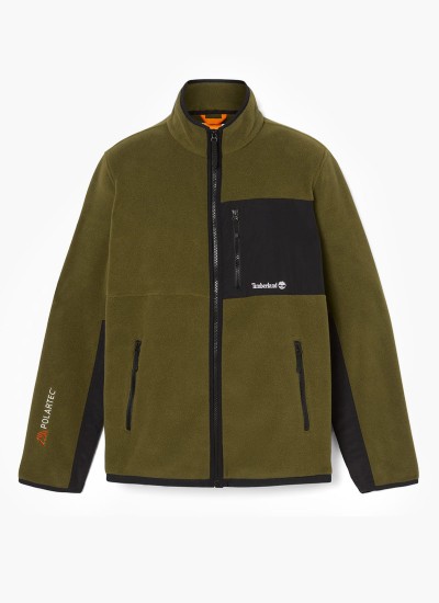 Ανδρικά Μπουφάν Brockstone Λαδί Πολυεστέρα Barbour