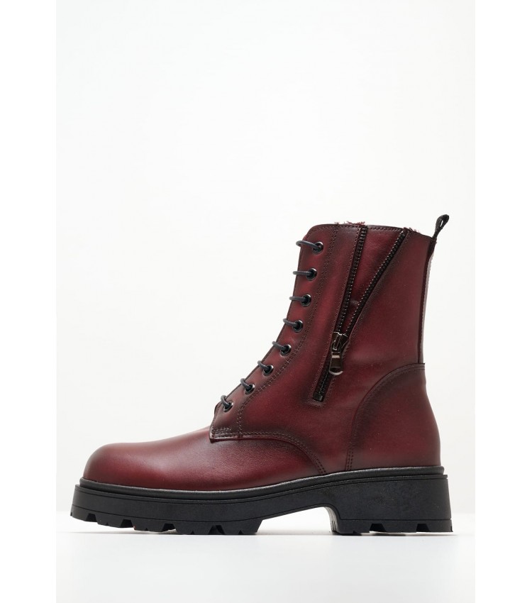 Women Boots 2302 Bordo Leather Mortoglou