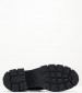 Women Moccasins 2364 Black Leather Mortoglou