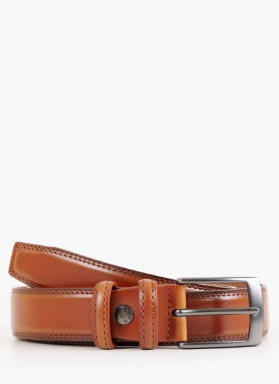 Men Belts 1704 Black Leather Mortoglou