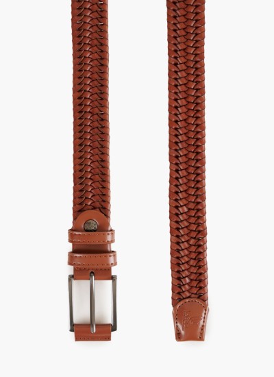 Ανδρικές Ζώνες Th.Mens.Belt Καφέ Δέρμα Tommy Hilfiger