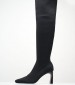 Women Boots M2833 Black Fabric Mortoglou