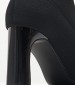 Women Boots M2833 Black Fabric Mortoglou