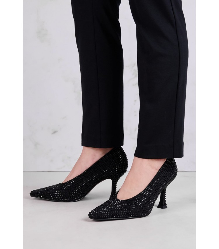 Women Pumps & Peeptoes High M3665 Black Strash Mortoglou