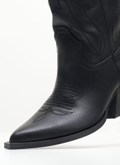 Women Sandals 1039 Black Leather Mortoglou
