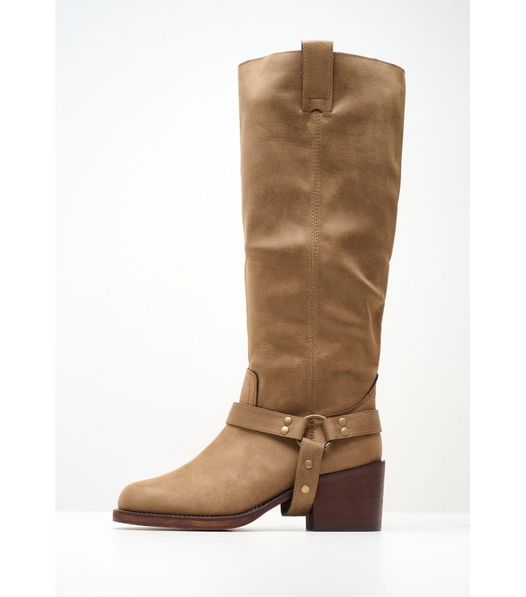 Women Boots M3836.Sd Taupe ECOsuede Mortoglou