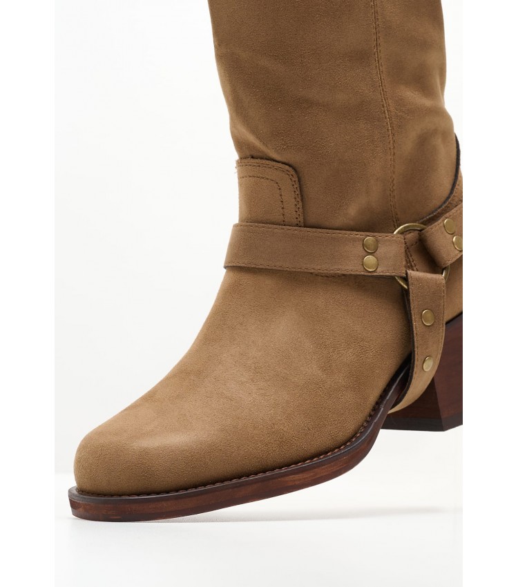 Women Boots M3836.Sd Taupe ECOsuede Mortoglou