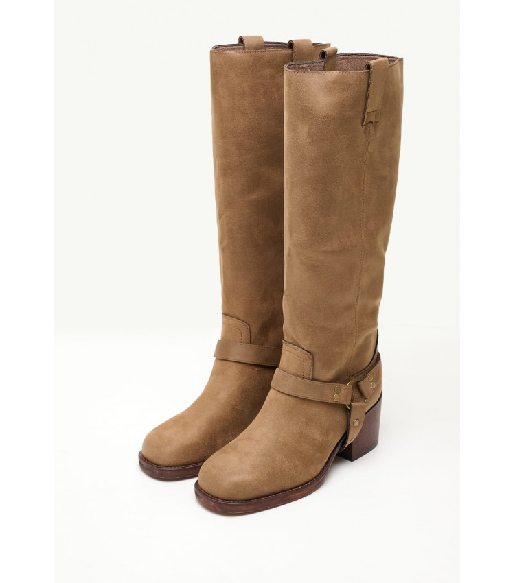 Women Boots M3836.Sd Taupe ECOsuede Mortoglou