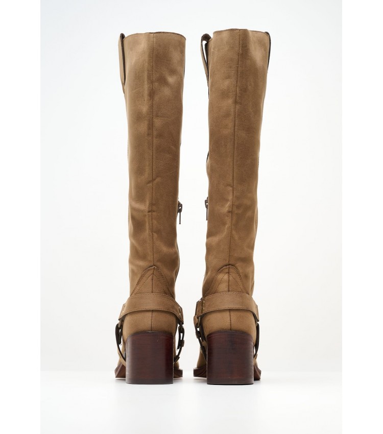 Women Boots M3836.Sd Taupe ECOsuede Mortoglou