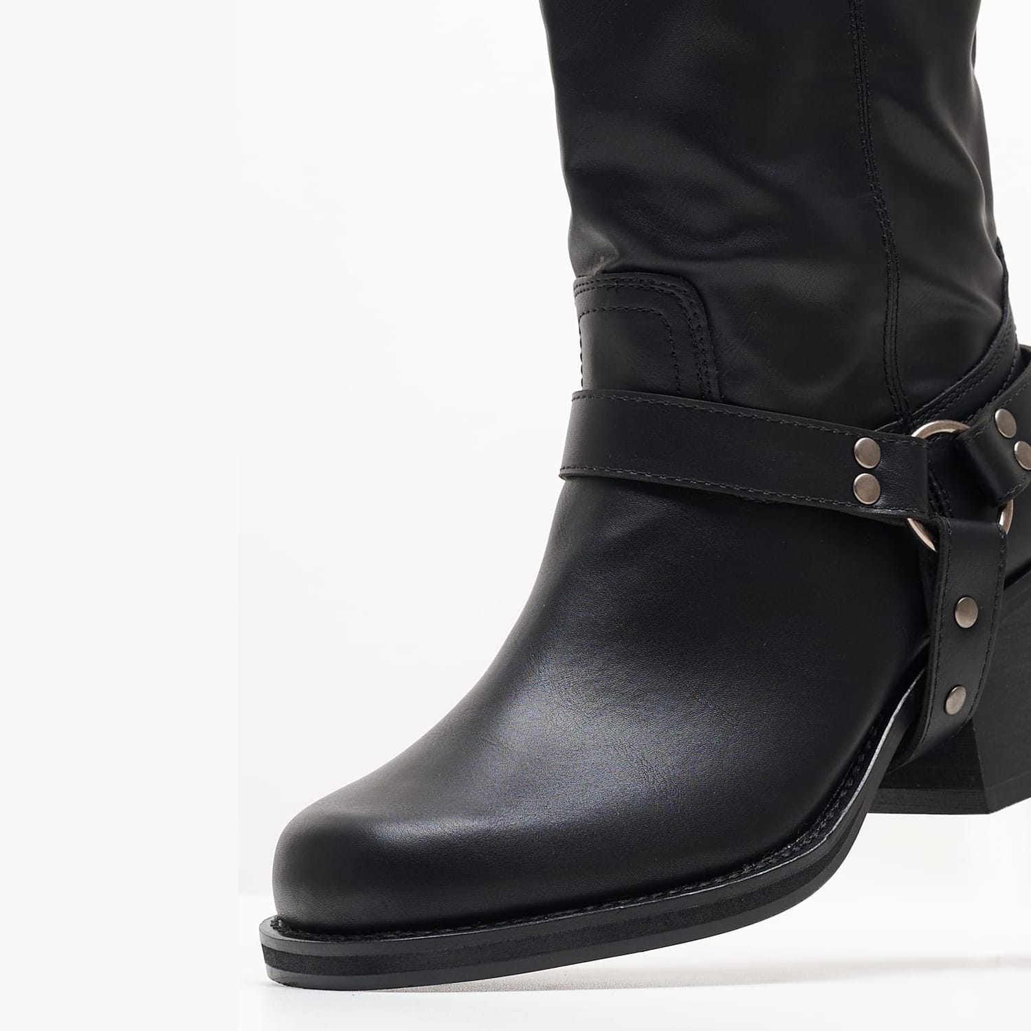 Γυναικείες Μπότες M3836 Μαύρο ECOleather Mortoglou