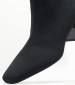 Women Boots M3865 Black Fabric Mortoglou