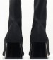 Women Boots M3865 Black Fabric Mortoglou