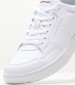 Ανδρικά Παπούτσια Casual Basket.Core Άσπρο Δέρμα Tommy Hilfiger