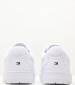 Men Casual Shoes Basket.Core White Leather Tommy Hilfiger