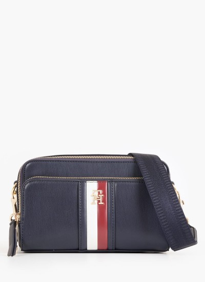 Γυναικείες Τσάντες Duffle.Quilt Μπλε ECOleather Tommy Hilfiger