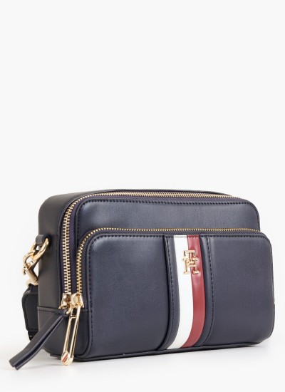 Γυναικείες Τσάντες Duffle.Quilt Μπλε ECOleather Tommy Hilfiger