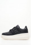 Γυναικεία Παπούτσια Casual Charm.Flatform Μαύρο Δέρμα Tommy Hilfiger