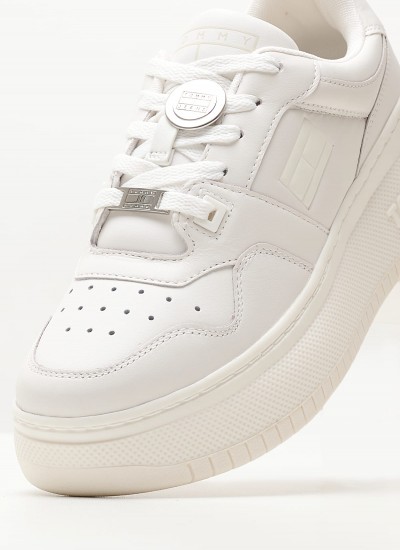 Γυναικεία Παπούτσια Casual Highcut.Basket Multi Δέρμα Tommy Hilfiger