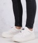 Γυναικεία Παπούτσια Casual Charm.Flatform Άσπρο Δέρμα Tommy Hilfiger