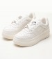 Γυναικεία Παπούτσια Casual Charm.Flatform Άσπρο Δέρμα Tommy Hilfiger