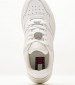 Γυναικεία Παπούτσια Casual Charm.Flatform Άσπρο Δέρμα Tommy Hilfiger